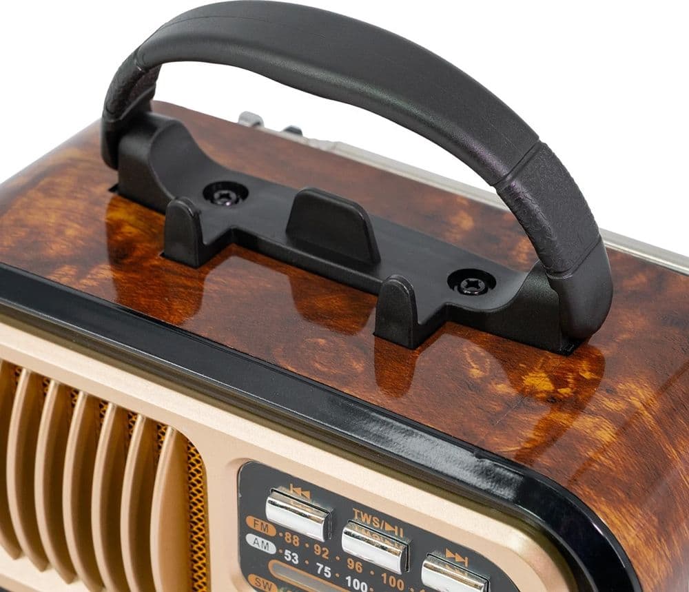 RADIO DA TAVOLO CON PANNELLO SOLARE PORTATILE STILE VINTAGE RETRÒ BANDE AM FM SW Q-SY721 in Radio da collezionismo Trade Shop italia - Napoli, commercioVirtuoso.it