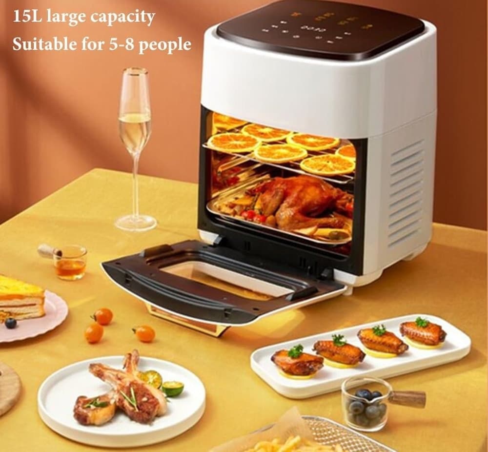 FRIGGITRICE AD ARIA MULTIFUNZIONE FORNO 15LT SENZA OLIO CESTELLO ANTIADERENTE 10 PROGRAMMI in Friggitrici Trade Shop italia - Napoli, commercioVirtuoso.it
