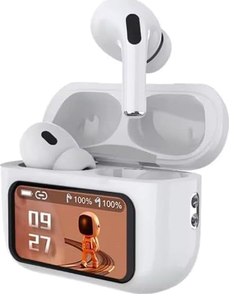CUFFIE BLUETOOTH AURICOLARI WIRELESS TECNOLOGIA ANC/ENC CON DISPLAY INTELLIGENTE TOUCH in Cuffie In-Ear Trade Shop italia - Napoli, commercioVirtuoso.it