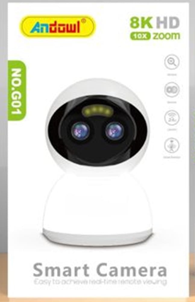 TELECAMERA INTELLIGENTE DI SORVEGLIANZA SICUREZZA DOMESTICA IP WI-FI 8K HD ZOOM 10X G01 in Dom camera Trade Shop italia - Napoli, commercioVirtuoso.it