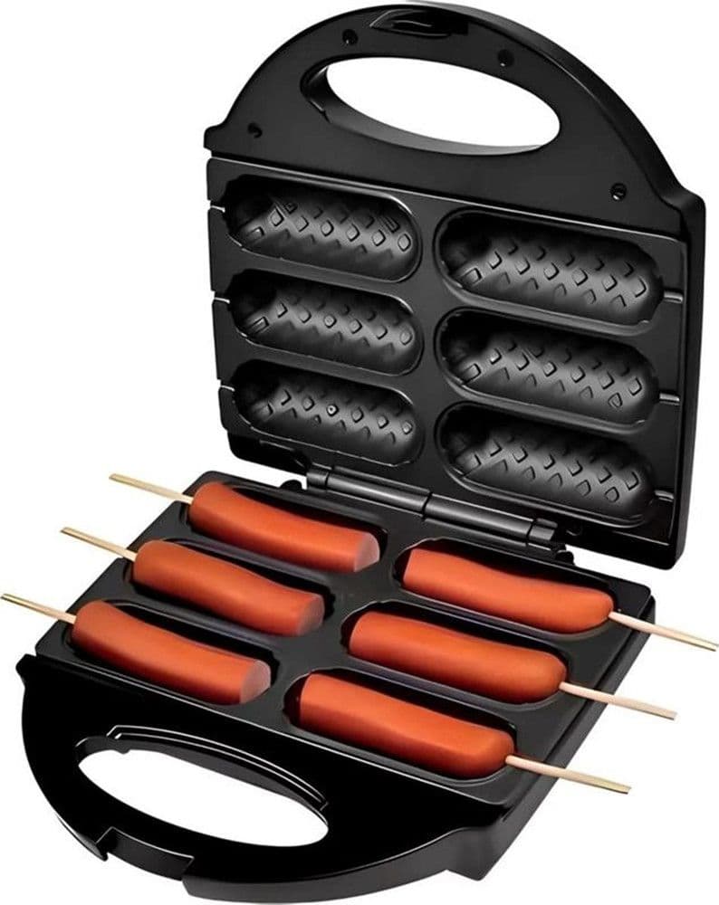 PIASTRA ELETTRICA ANTIADERENTE MULTIFUNZIONE 750W CALORE UNIFORME PER CORN DOG HOT DOG in Bistecchiere Trade Shop italia - Napoli, commercioVirtuoso.it