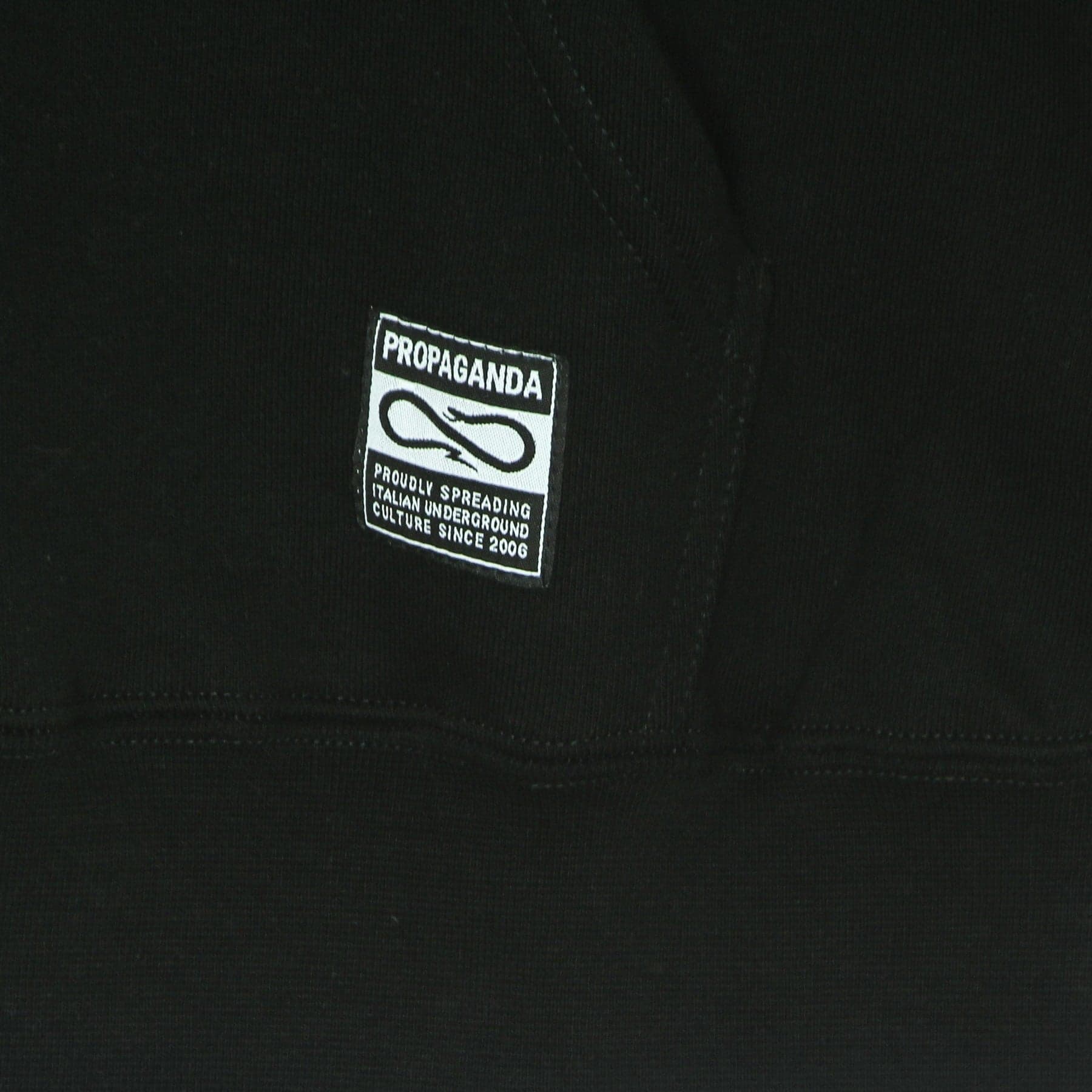 PROPAGANDA Felpa Cappuccio Uomo Ribs Icon Mask Hoodie Black da uomo in Felpe con cappuccio Drestige - Casamassima, commercioVirtuoso.it