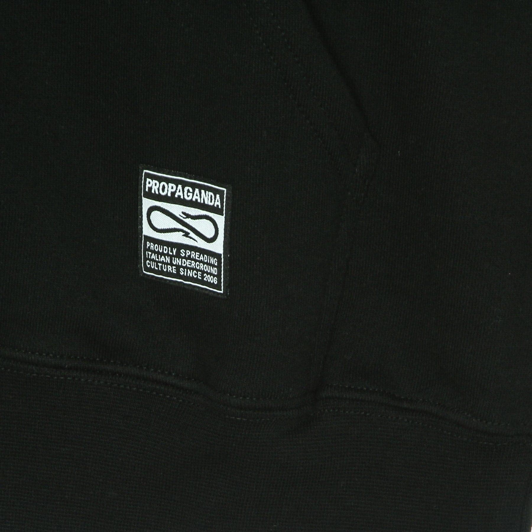 PROPAGANDA Felpa Cappuccio Uomo Ribs Icon Priest Hoodie Black da uomo in Felpe con cappuccio Drestige - Casamassima, commercioVirtuoso.it