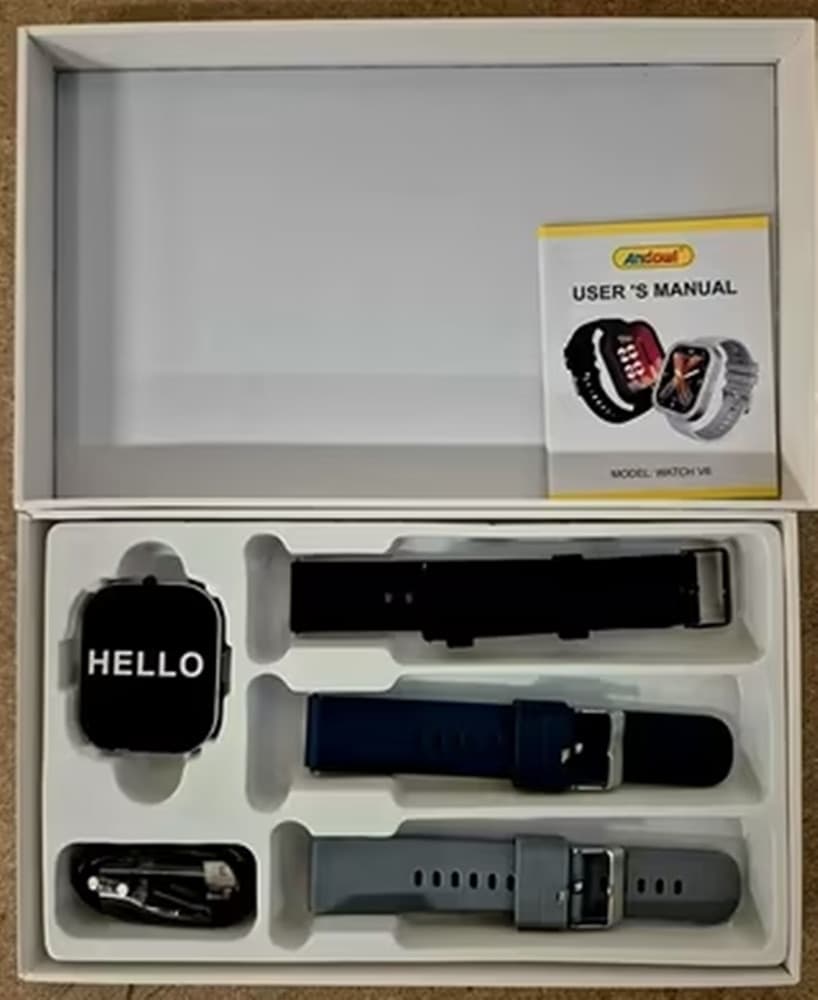 SMARTWATCH V6 OROLOGIO INTELLIGENTE DISPLAY A COLORI FULL TOUCH 3 CINTURINI INTERCAMBIABILI in Smartwatches fashion Trade Shop italia - Napoli, commercioVirtuoso.it