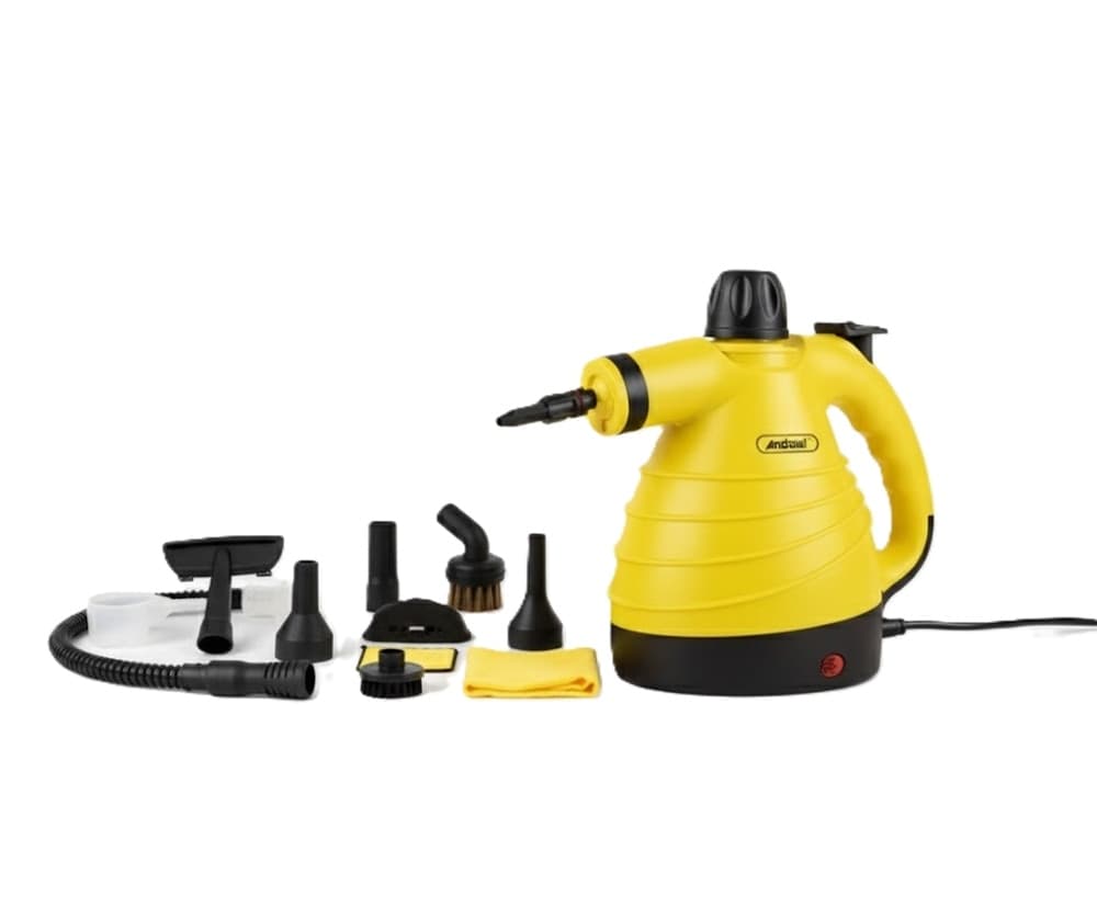 PULITORE A VAPORE PORTATILE 1200W DA 13 PEZZI PER PULIZIA IGIENE CASA VEICOLI Q-GT560 in Aspirapolvere e pulitori a vapore Trade Shop italia - Napoli, commercioVirtuoso.it