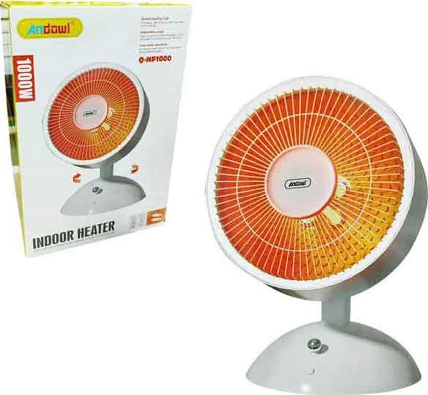RISCALDATORE AL QUARZO PER INTERNI PORTATILE RICARICABILE REGOLABILE DA TAVOLO 1000W Q-NF1000 in Stufe elettriche Trade Shop italia - Napoli, commercioVirtuoso.it