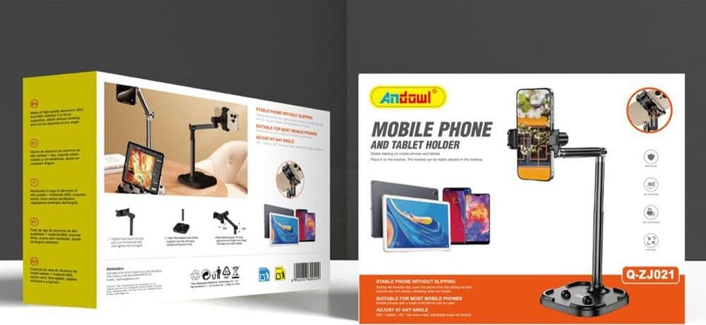 SUPPORTO DA SCRIVANIA TAVOLO PER CELLULARE TABLET PIEGHEVOLE PORTATILE REGOLABILE Q-ZJ021 in prodotto Trade Shop italia - Napoli, commercioVirtuoso.it