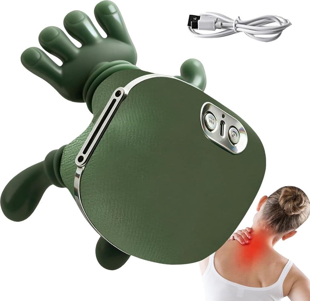 MASSAGGIATORE CERVICALE CON MANINE MASSAGGIO ELETTRICO SHIATSU SCHIENA COLLO SPALLE DOLORE in Massaggiatori cervicali e da collo Trade Shop italia - Napoli, commercioVirtuoso.it