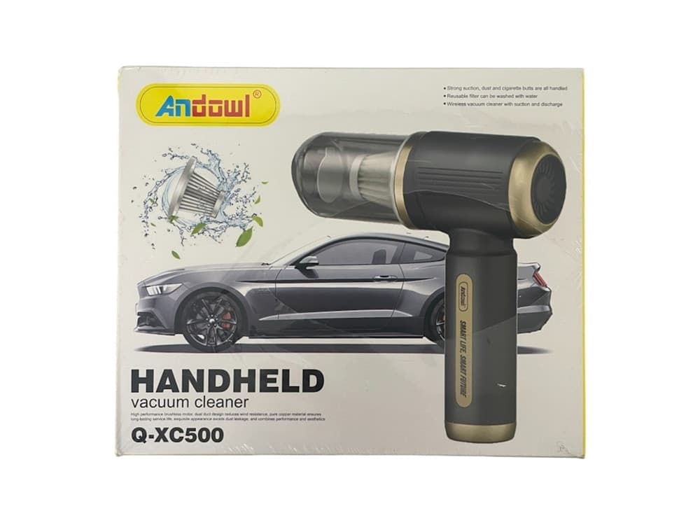 ASPIRAPOLVERE ELETTRICO PORTATILE ERGONOMICO PER PULIZIA AUTO CON FILTRO RIMOVIBILE Q-XC500 in Aspirabriciole e aspirapolvere portatili Trade Shop italia - Napoli, commercioVirtuoso.it