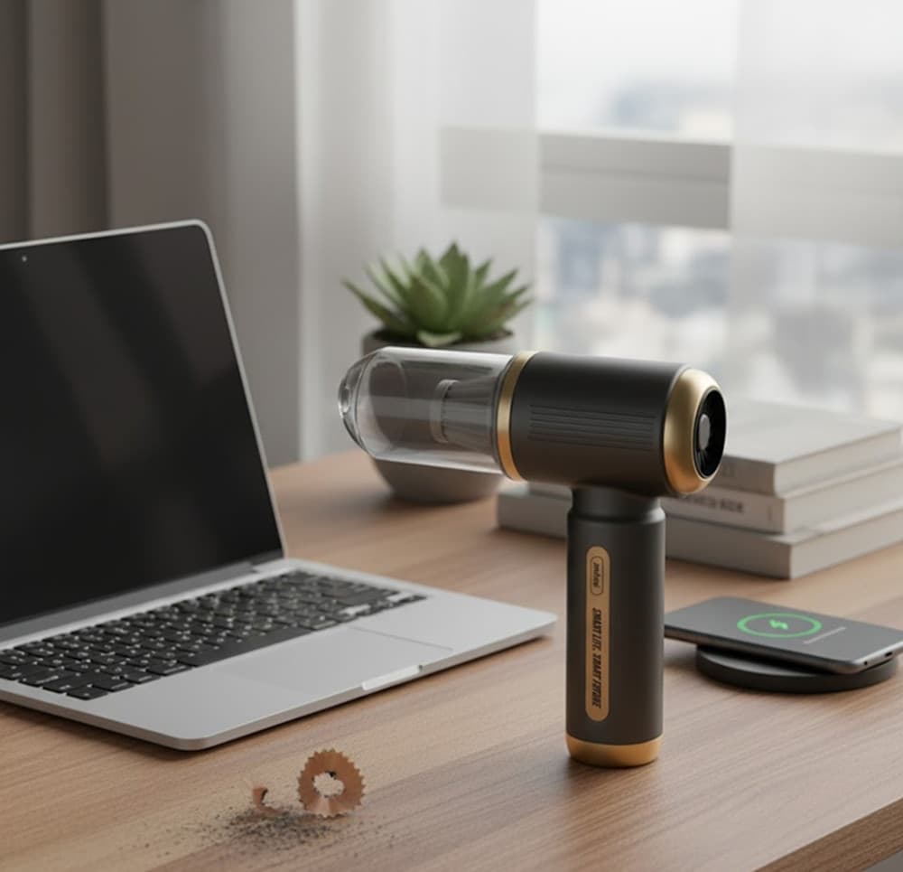 ASPIRAPOLVERE ELETTRICO PORTATILE ERGONOMICO PER PULIZIA AUTO CON FILTRO RIMOVIBILE Q-XC500 in Aspirabriciole e aspirapolvere portatili Trade Shop italia - Napoli, commercioVirtuoso.it