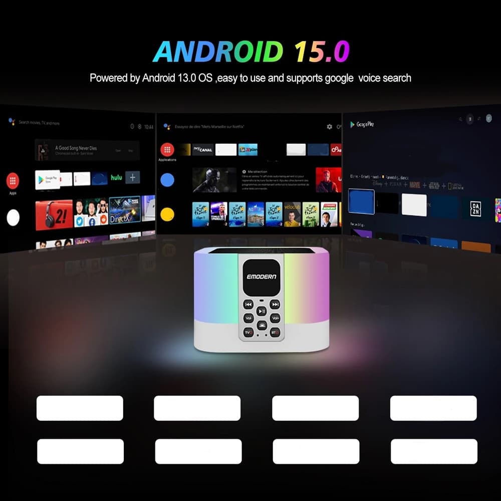 TV BOX 8K ULTRA HD ALTOPARLANTE BLUETOOTH ANDROID 15 WIFI 6 ILLUMINAZIONE RGB TV6 MATE in Client Streaming Trade Shop italia - Napoli, commercioVirtuoso.it