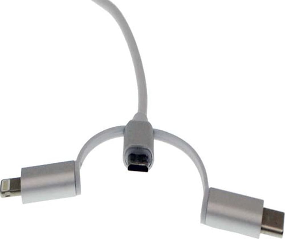 CAVO HDTV 3IN1 HDMI 4K HDR DA 2MT DA USB A CONNETTORI LIGHTNING / TIPO-C / MICRO USB QY-A8 in Cavi HDMI Trade Shop italia - Napoli, commercioVirtuoso.it