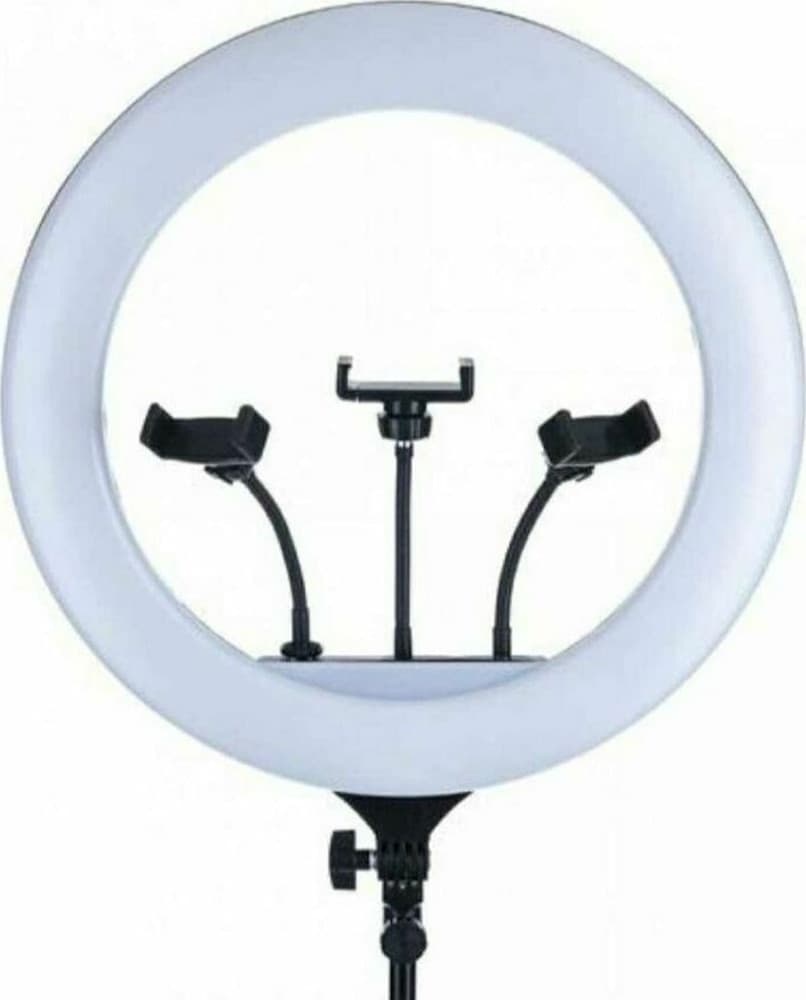 LUCE AD ANELLO LED CON STAFFA TREPPIEDE TELECOMANDO SUPPORTO SMARTPHONE FOTO SET Q-1800 in Flash Macro Ring Light Trade Shop italia - Napoli, commercioVirtuoso.it