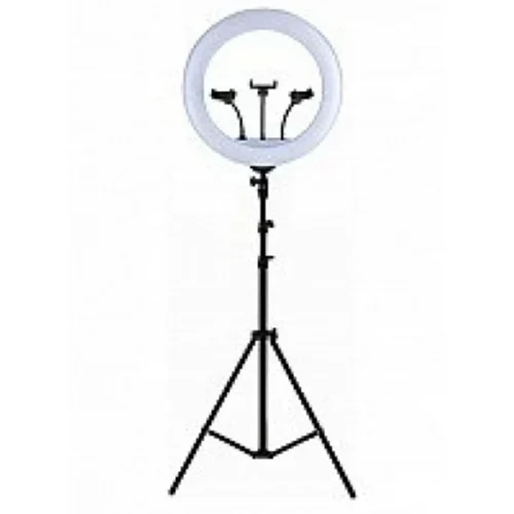 LUCE AD ANELLO LED CON STAFFA TREPPIEDE TELECOMANDO SUPPORTO SMARTPHONE FOTO SET Q-1800 in Flash Macro Ring Light Trade Shop italia - Napoli, commercioVirtuoso.it