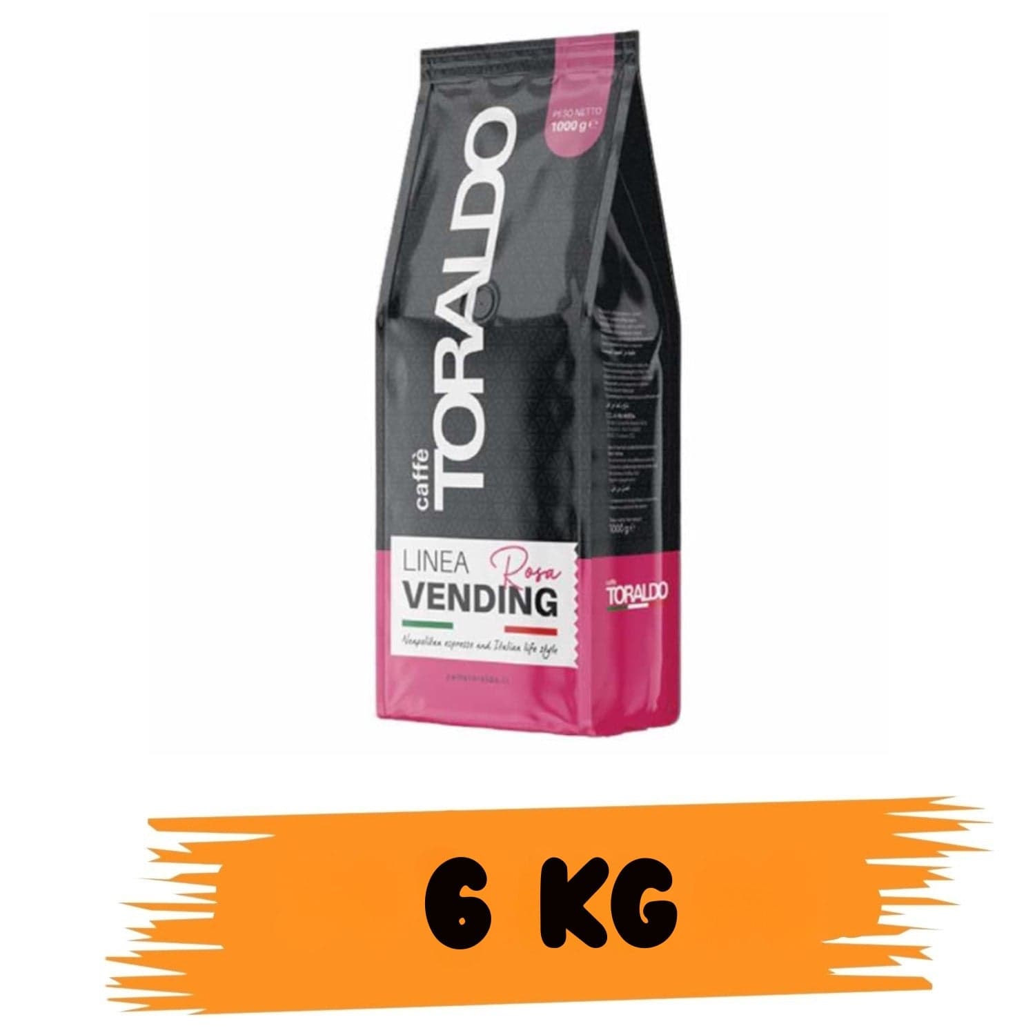 Caffè Toraldo In Grani Linea Vending Plus Miscela Rosa 1 kg in Chicchi di caffè tostati Ecoprice.it - Avellino, commercioVirtuoso.it