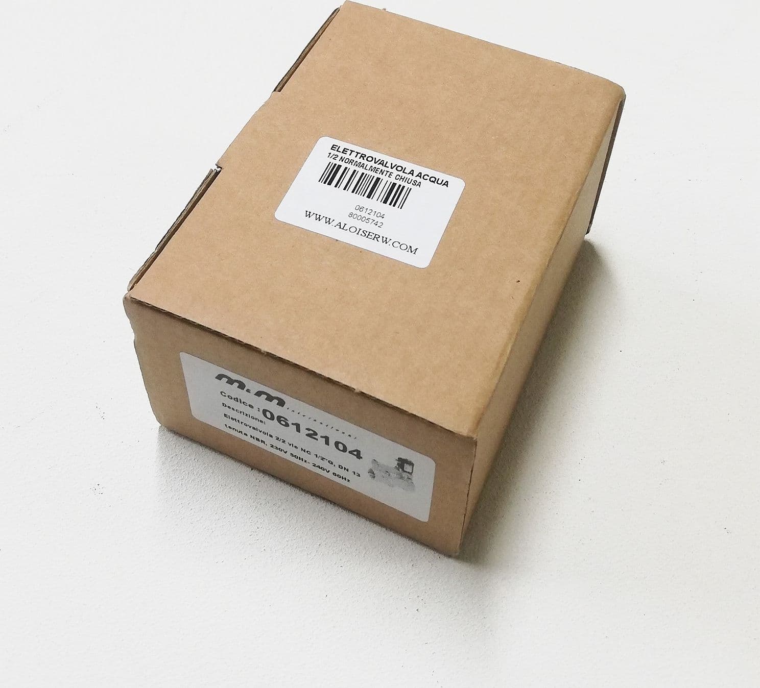 Elettrovalvola per acqua da 1/2" normalmente aperta in Elettrovalvole Aloiserw.com - Altomonte, commercioVirtuoso.it