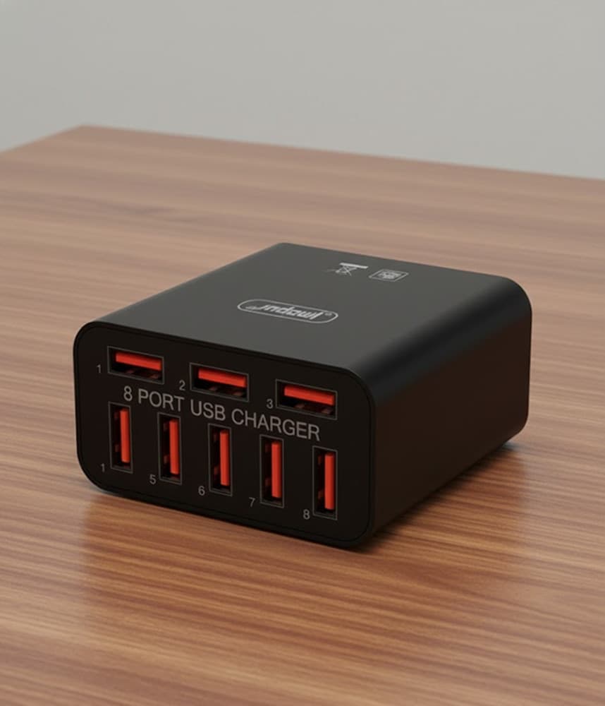 CARICABATTERIE ADATTATORE ALIMENTAZIONE DA RETE CON 8 PORTE USB QC QUALCOMM 3.0 X82 in Caricabatterie da muro Trade Shop italia - Napoli, commercioVirtuoso.it