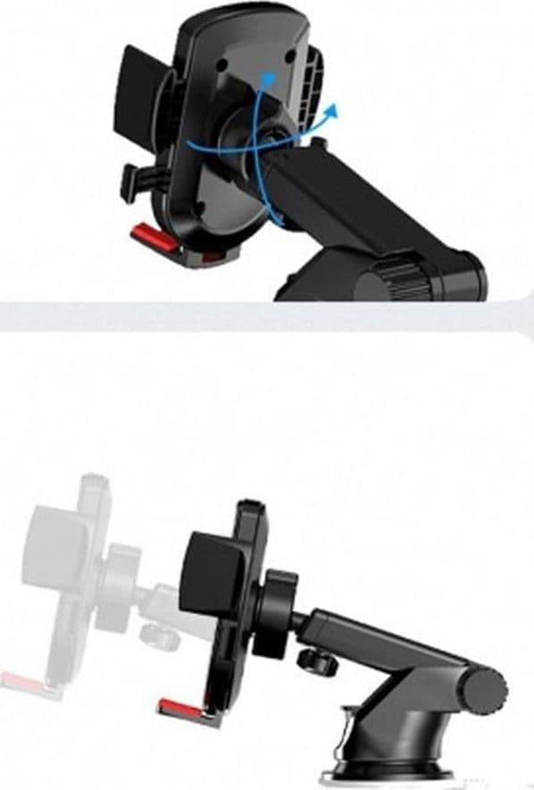 SUPPORTO PER TELEFONO PORTACELLULARE DA AUTO Q-Z002 CON VENTOSA REGOLABILE ROTAZIONE 360° in Alloggiamenti Trade Shop italia - Napoli, commercioVirtuoso.it