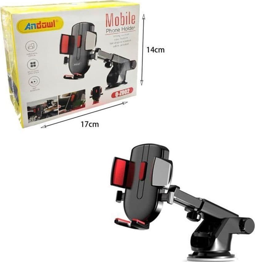 SUPPORTO PER TELEFONO PORTACELLULARE DA AUTO Q-Z002 CON VENTOSA REGOLABILE ROTAZIONE 360° in Alloggiamenti Trade Shop italia - Napoli, commercioVirtuoso.it