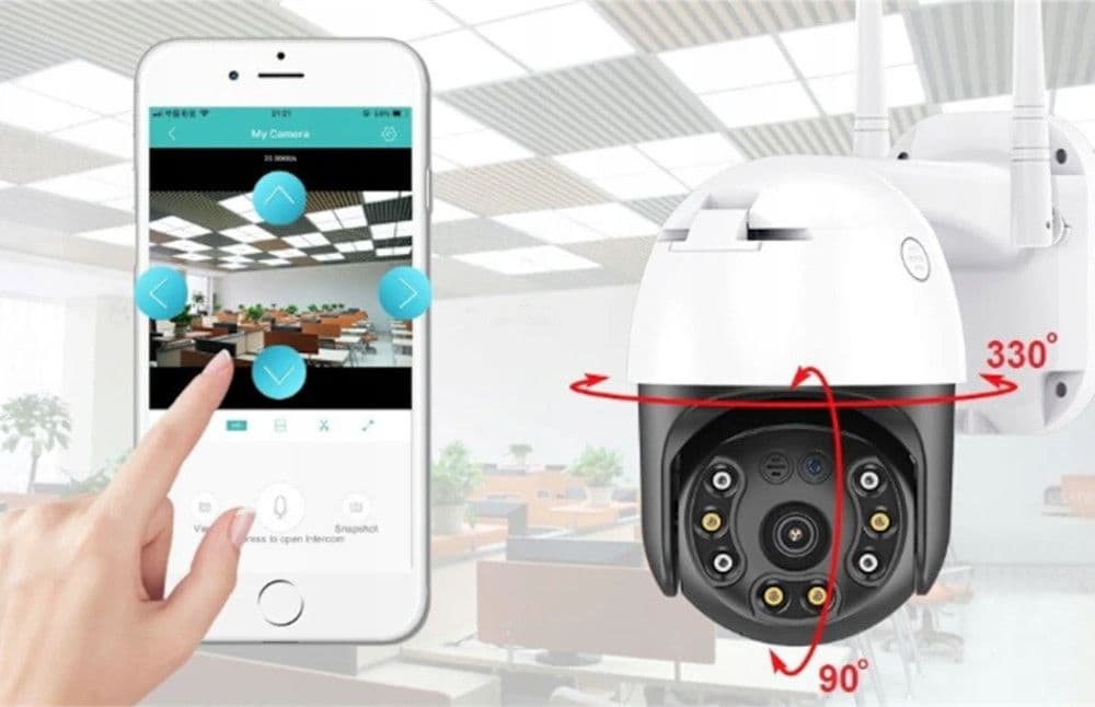 TELECAMERA IP WI-FI PANORAMICA DI SORVEGLIANZA 8K WIRELESS IMPERMEABILE Q-S4 MAX in Dom camera Trade Shop italia - Napoli, commercioVirtuoso.it