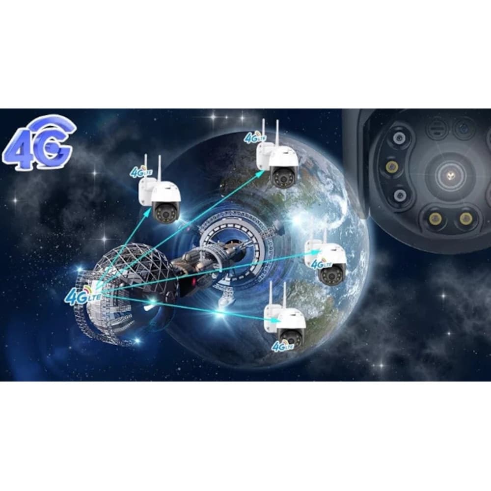TELECAMERA IP WI-FI PANORAMICA DI SORVEGLIANZA 8K WIRELESS IMPERMEABILE Q-S4 MAX in Dom camera Trade Shop italia - Napoli, commercioVirtuoso.it