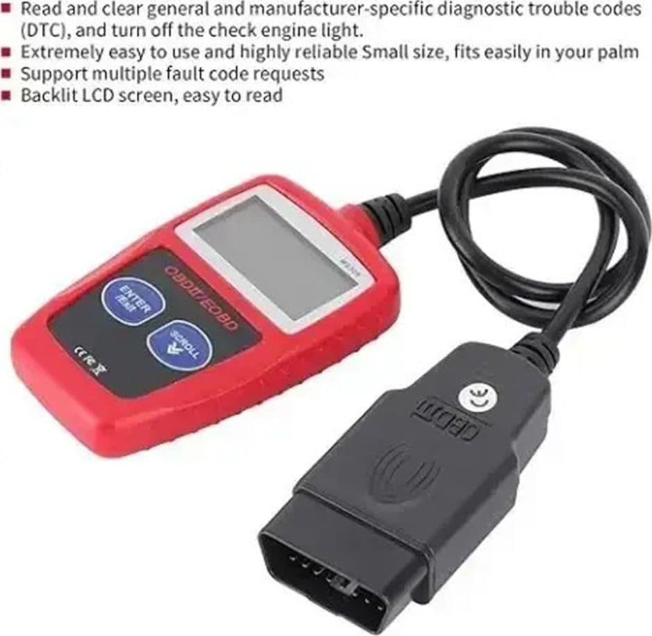 SCANNER DIAGNOSTICO OBDII/EOBD DIAGNOSTICA DIGITALE PER AUTO CON DISPLAY LCD CAVO Q-GZ037 in Strumenti diagnostici per motore OBD-II Trade Shop italia - Napoli, commercioVirtuoso.it