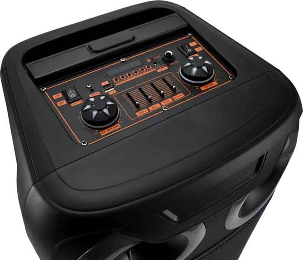 ALTOPARLANTE BLUETOOTH KARAOKE CON MICROFONO TELECOMANDO EFFETTI DI LUCE LED RGB Q-YX8000 in Console Karaoke Trade Shop italia - Napoli, commercioVirtuoso.it