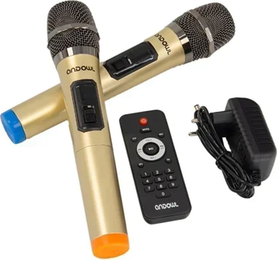 ALTOPARLANTE PORTATILE CON FUNZIONE KARAOKE 2 MICROFONI WIRELESS TELECOMANDO RUOTE 12 MAX in Casse portatili Bluetooth Trade Shop italia - Napoli, commercioVirtuoso.it