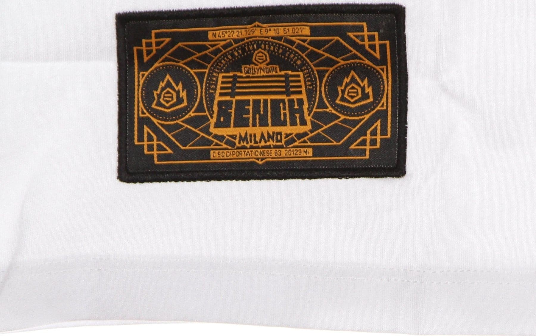 DOLLY NOIRE Maglietta Uomo Bench Duomo Rovesciato Tee White/grey da uomo in T-shirt Drestige - Casamassima, commercioVirtuoso.it