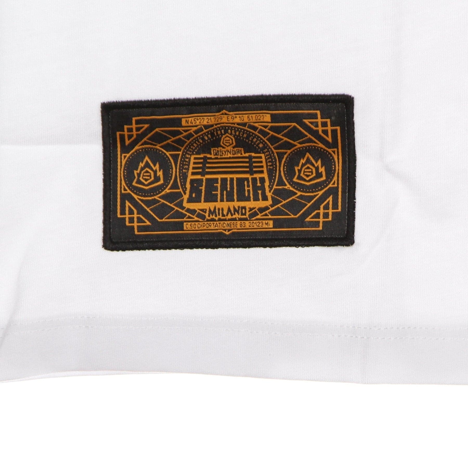 DOLLY NOIRE Maglietta Uomo Bench Duomo Rovesciato Tee White/grey da uomo in T-shirt Drestige - Casamassima, commercioVirtuoso.it