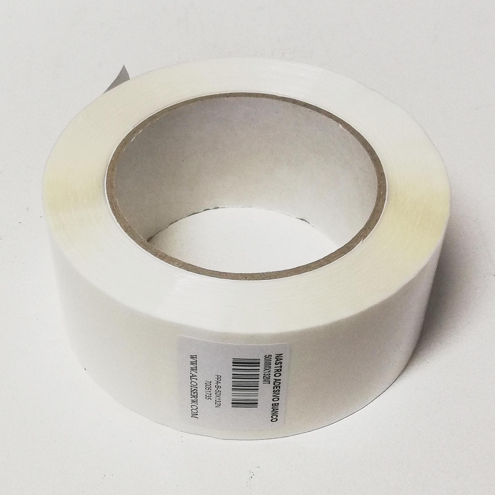 Nastro adesivo bianco 50mm x 132mt in ppl antirumore 28 my 20 gr in Nastro sigillante Aloiserw.com - Altomonte, commercioVirtuoso.it