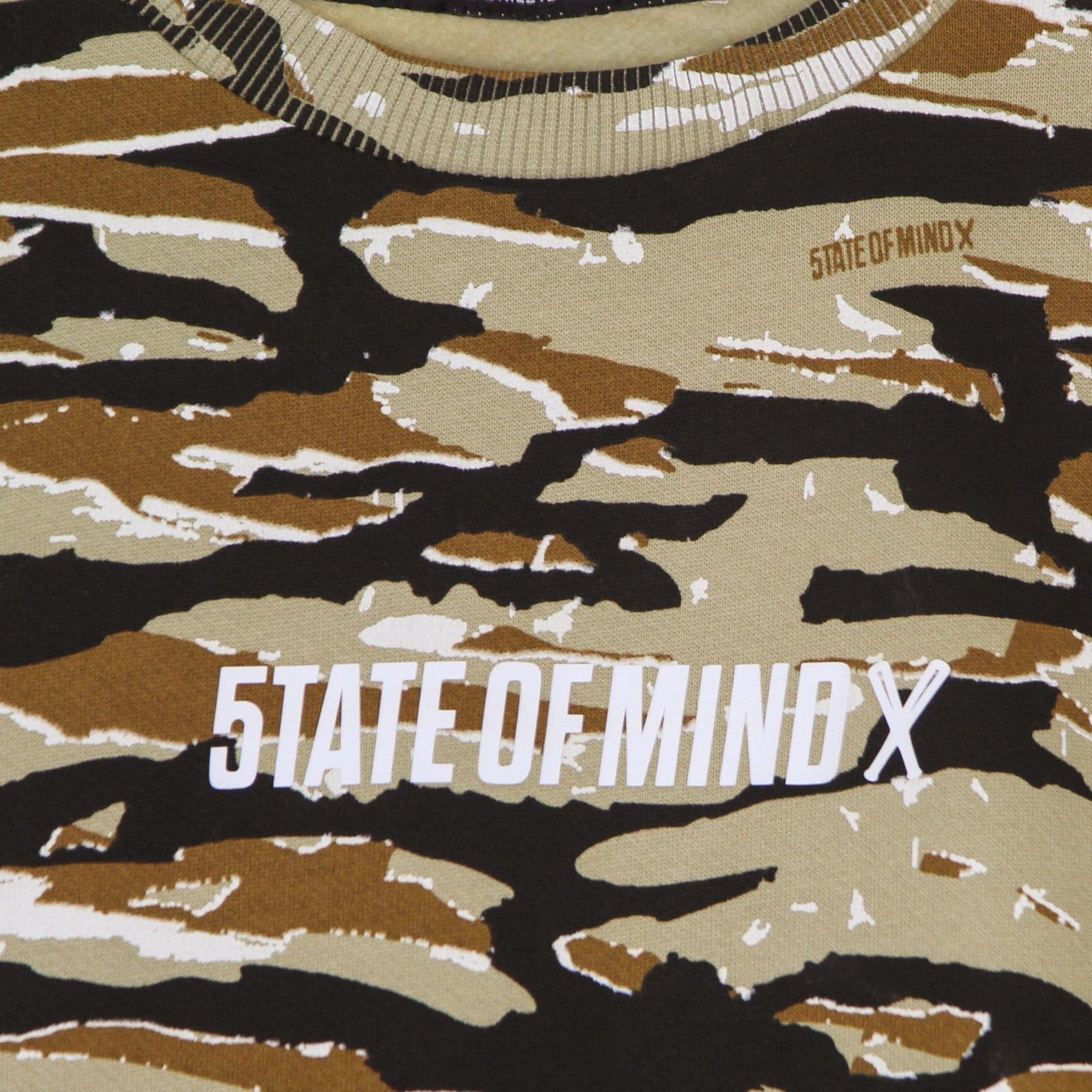 5TATE OF MIND Felpa Girocollo Uomo Box Logo Crewneck Camouflage da uomo in Felpe senza cappuccio Drestige - Casamassima, commercioVirtuoso.it