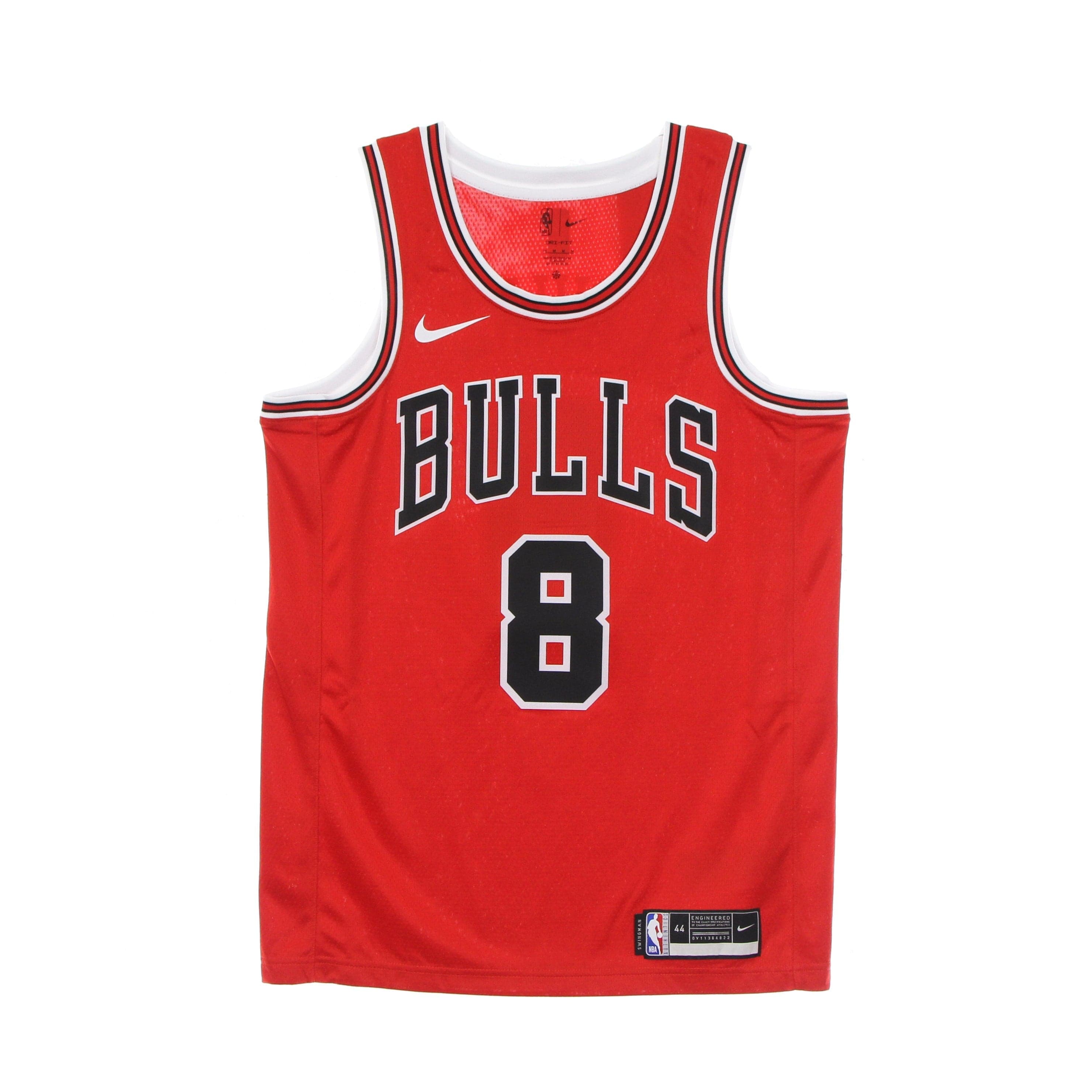 NIKE NBA Canotta Basket Uomo Nba Swingman Jersey Icon Edition 2020 No 8 Zach Lavine Chibul University Red/white/black