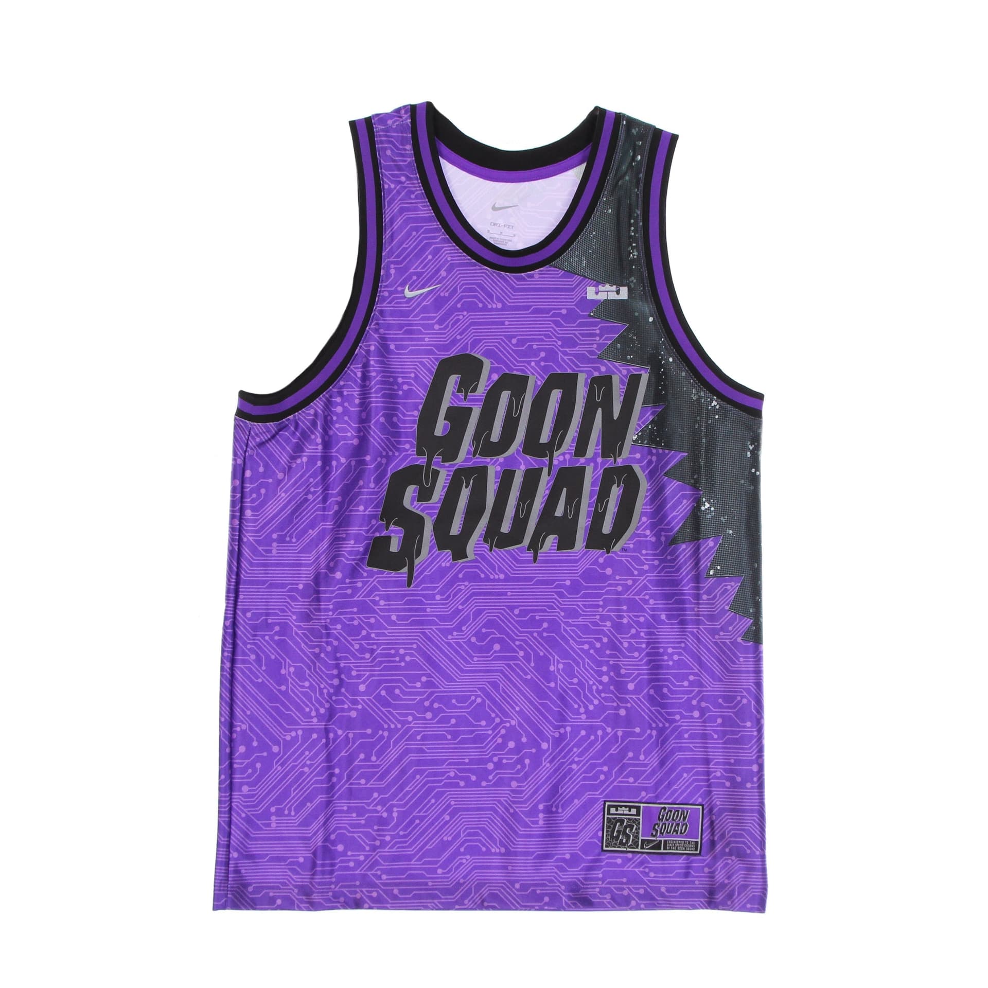 NIKE NBA Canotta Tipo Basket Uomo Dri Fit Jersey "goon Squad" Lebron James X Space Jam Hyper Grape/wolf Grey da uomo in Basket Drestige - Casamassima, commercioVirtuoso.it