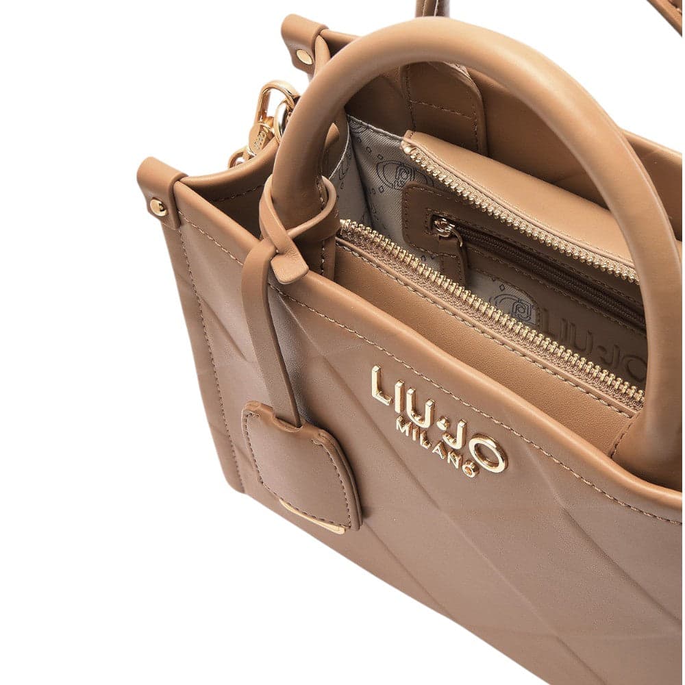 Liu Jo borsa tote small cammello Ridhi AA5192E0778 Borse Liu Jo