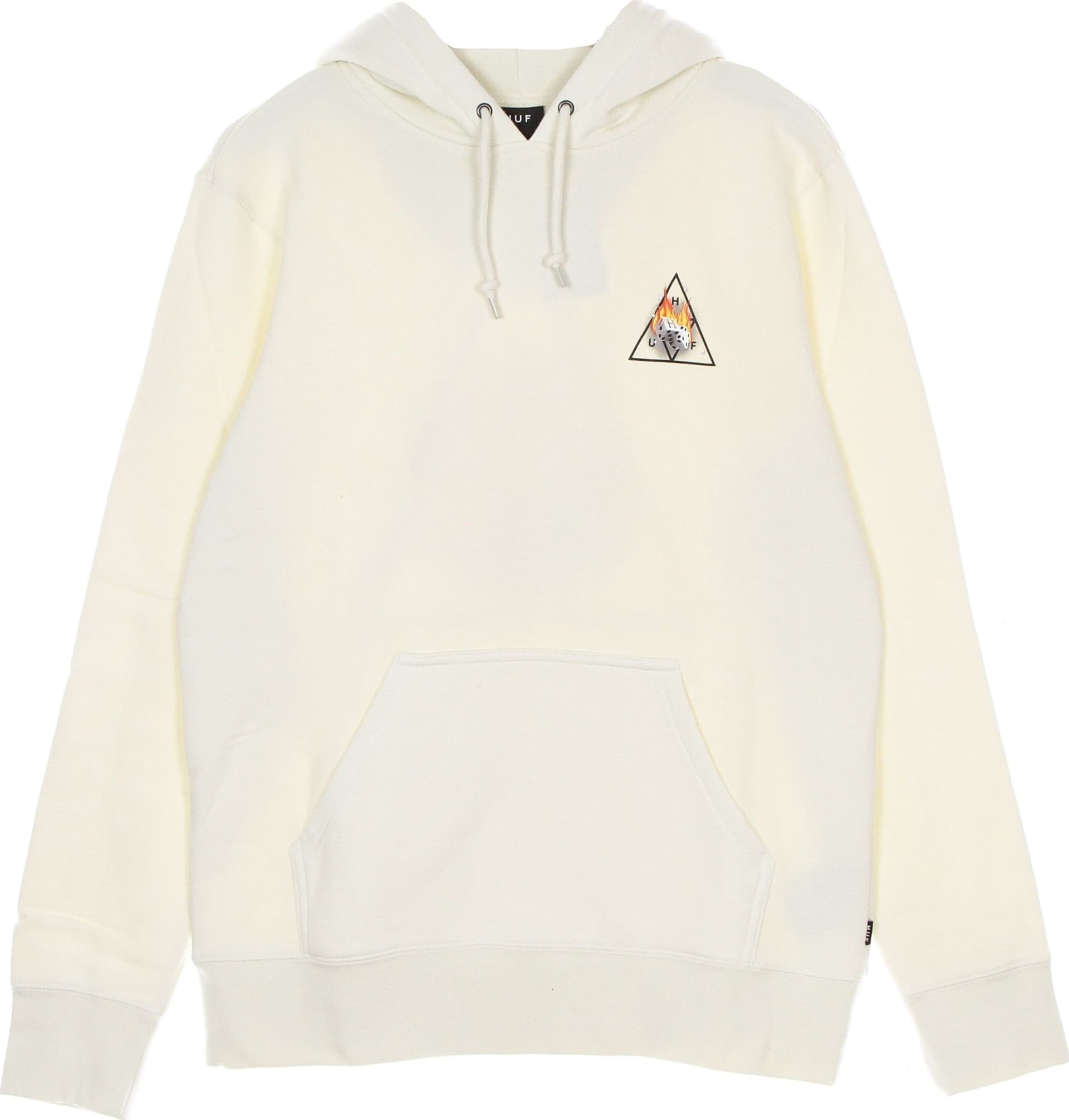 HUF Felpa Cappuccio Uomo Hot Dice Triple Triangle Po Hoodie Natural da uomo in Felpe con cappuccio Drestige - Casamassima, commercioVirtuoso.it