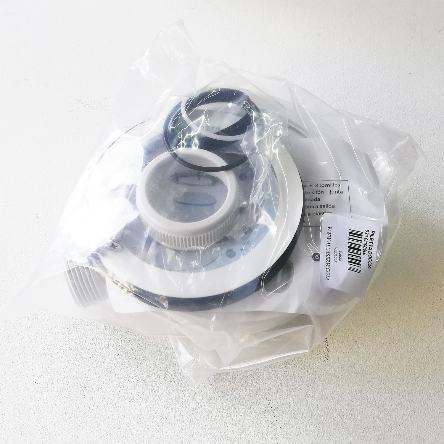 Piletta da 90mm con codolo per piatto doccia ultraflat in Trappole Aloiserw.com - Altomonte, commercioVirtuoso.it