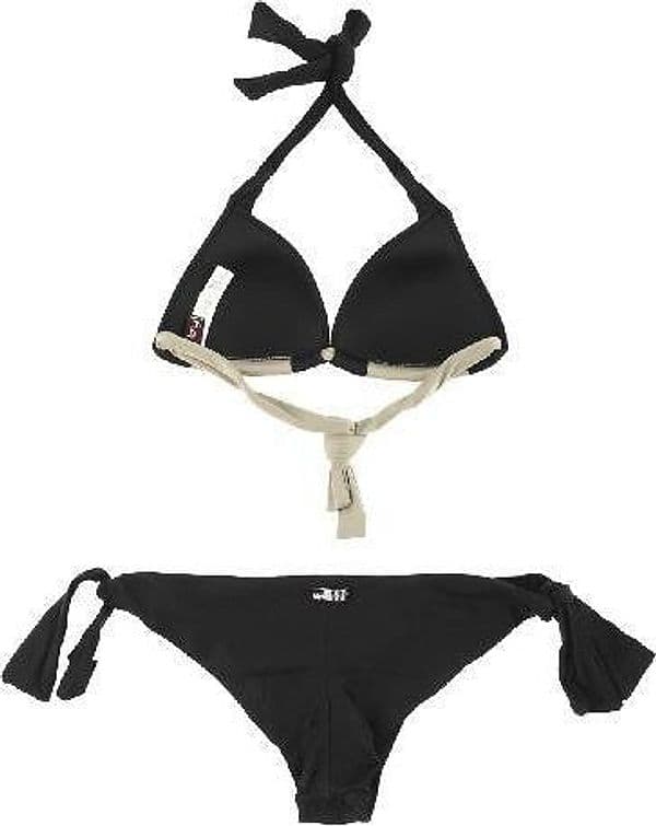 Byblos Bikini Triangolo Imbottito E Brasiliana Nero-Grigio in Coordinati Scontolo.net - Potenza, commercioVirtuoso.it