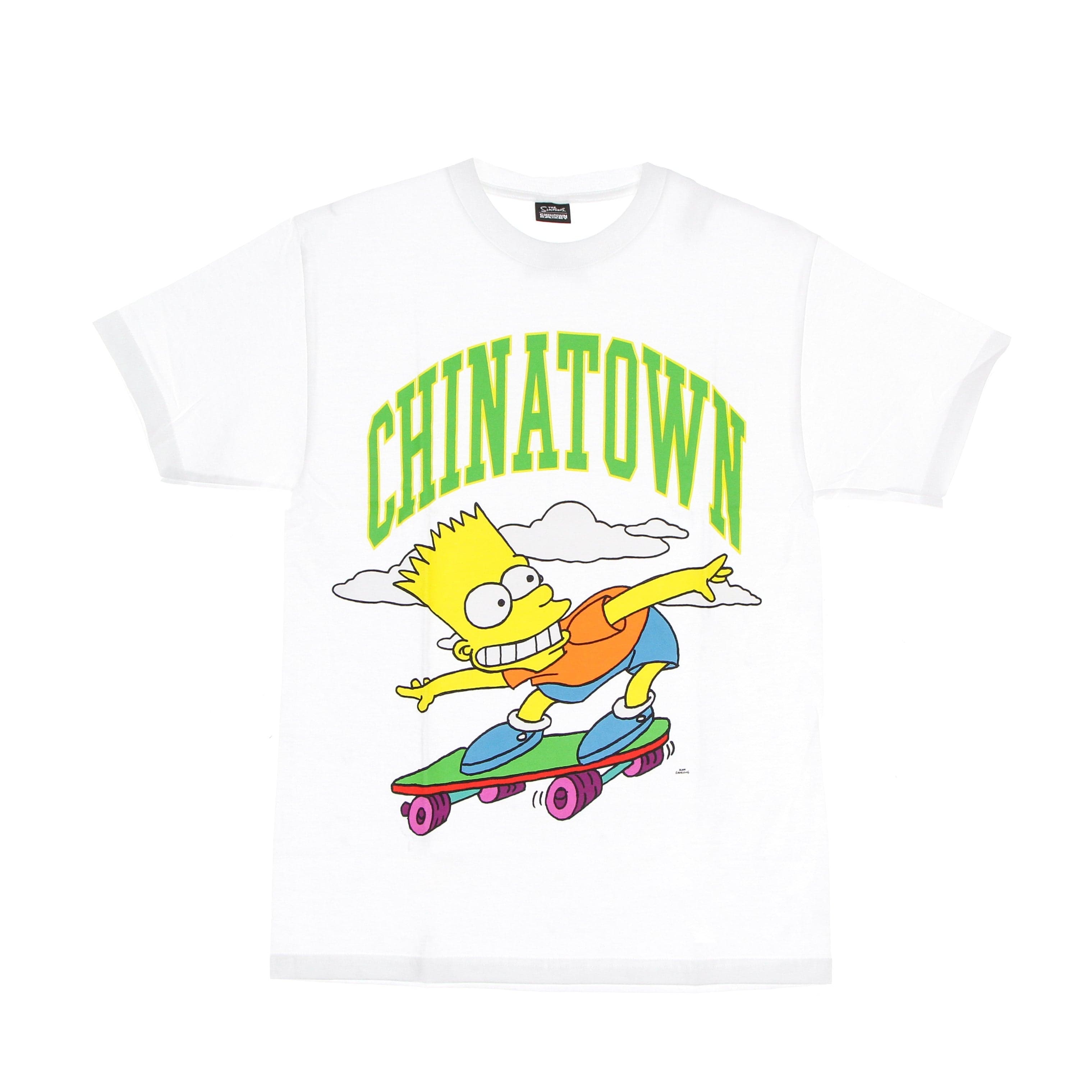 MARKET Maglietta Uomo Cowabunga Arc Tee X the Simpsons White da uomo in T-shirt Drestige - Casamassima, commercioVirtuoso.it