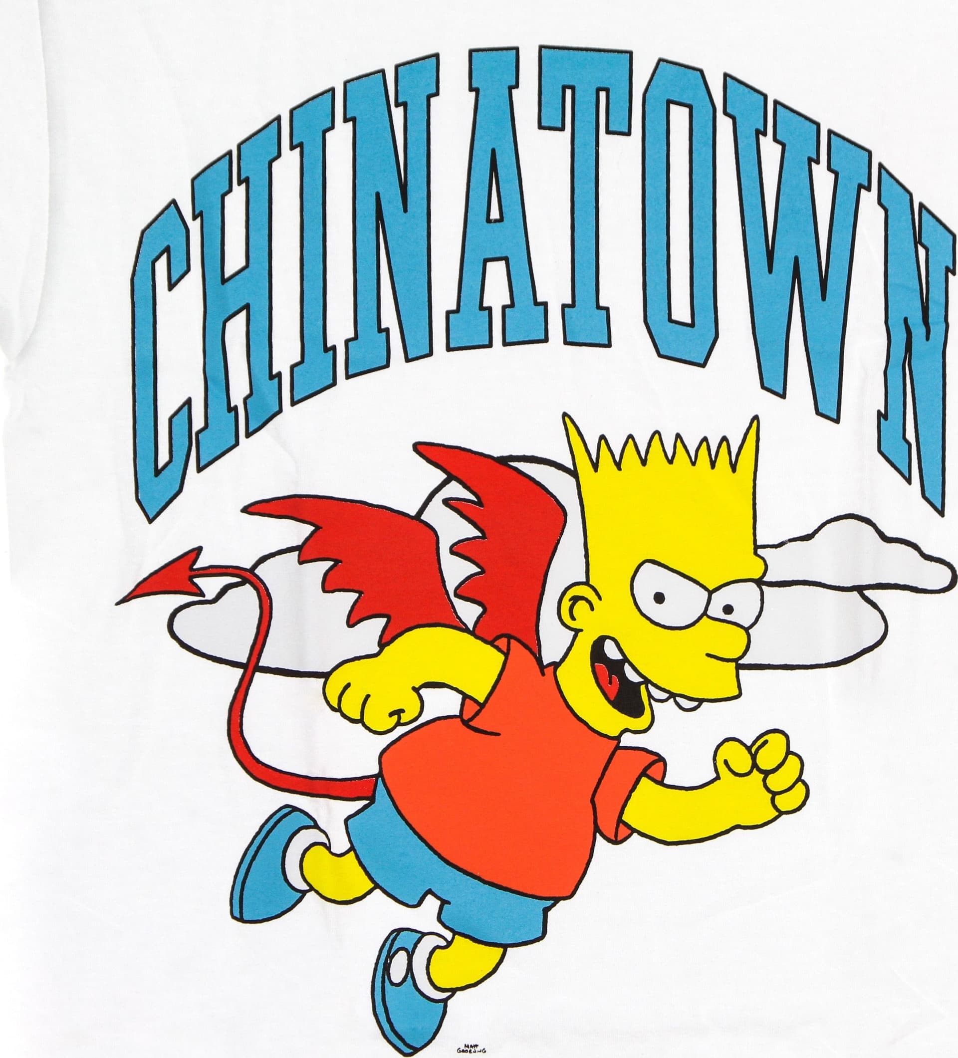 MARKET Maglietta Uomo Devil Arc Tee X the Simpsons White da uomo in T-shirt Drestige - Casamassima, commercioVirtuoso.it