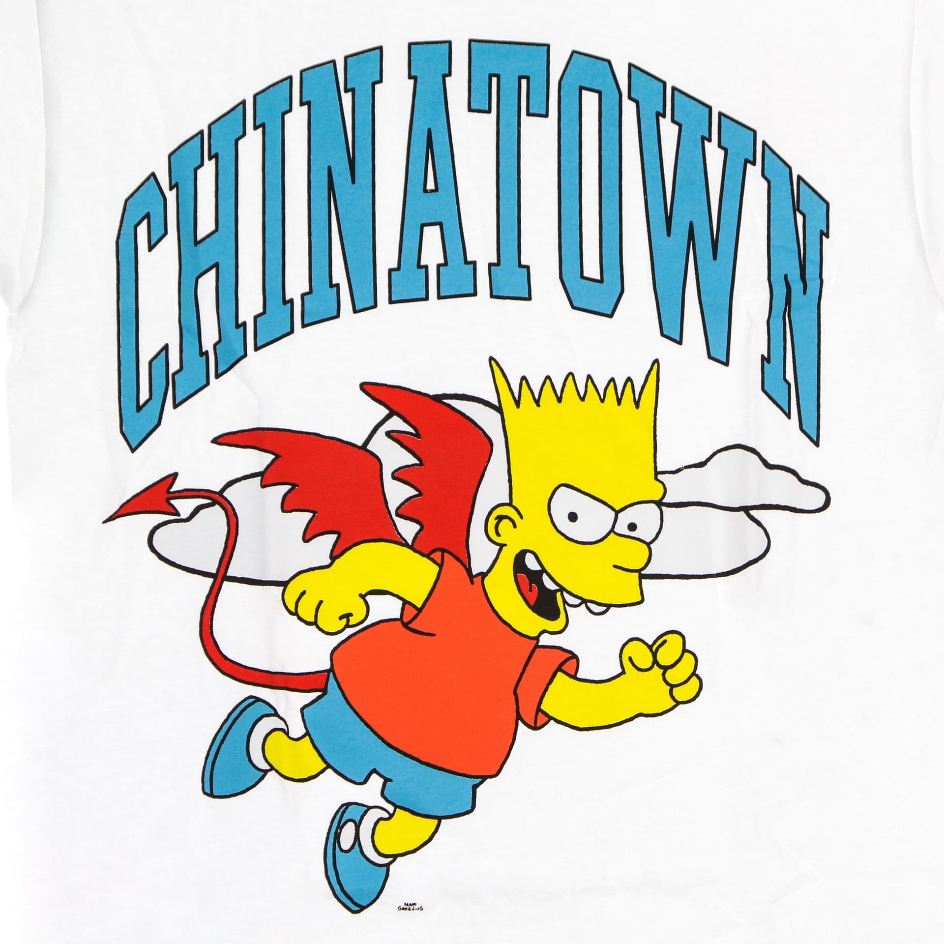 MARKET Maglietta Uomo Devil Arc Tee X the Simpsons White da uomo in T-shirt Drestige - Casamassima, commercioVirtuoso.it