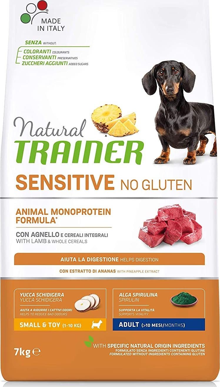 Natural Trainer Sensitive mangime secco Cani Adult small & toy agnello e cereali integrali in Secco 101 Market - Poggibonsi, commercioVirtuoso.it