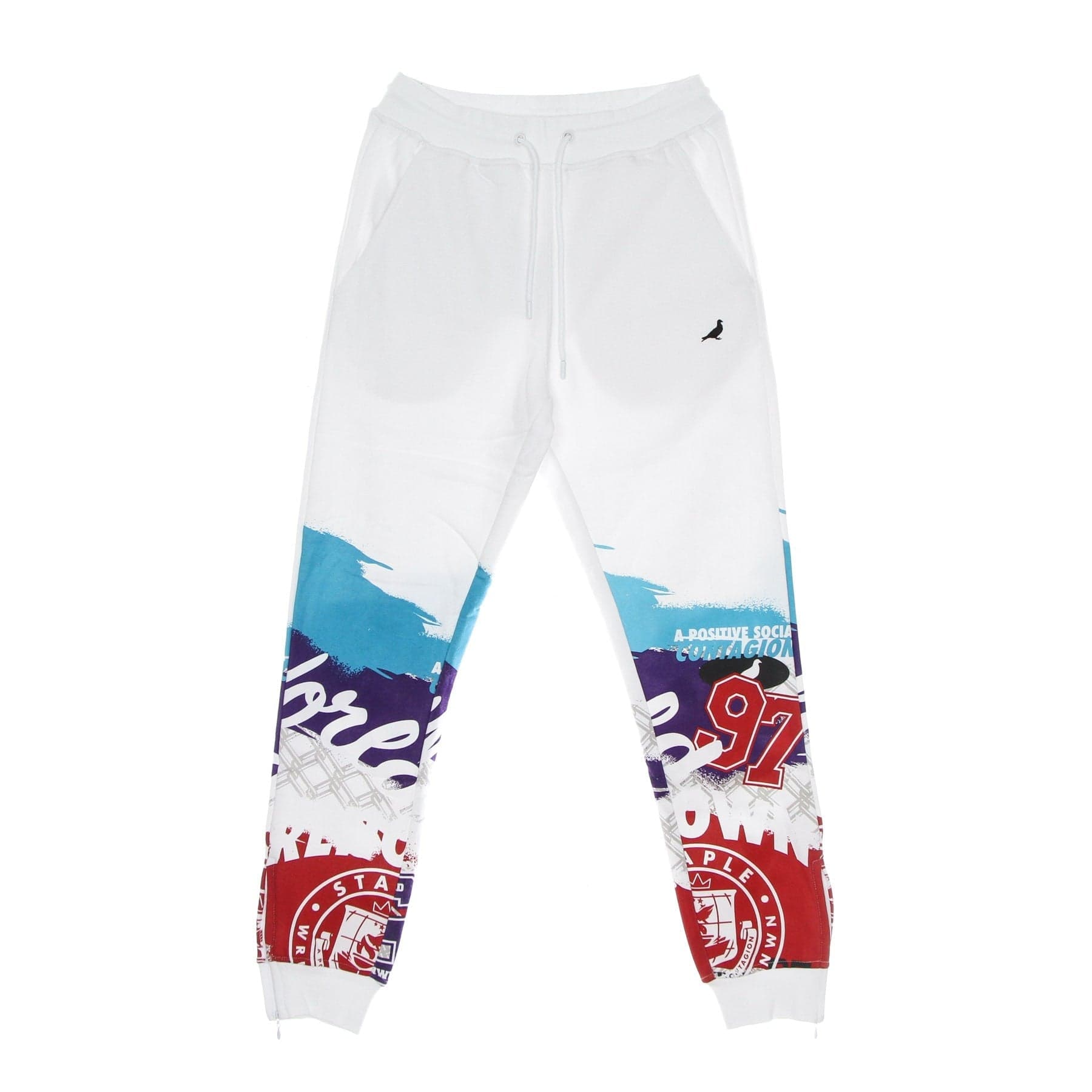 STAPLE Pantalone Tuta Felpato Uomo Pike Sweatpant White da uomo in Pantaloni sportivi Drestige - Casamassima, commercioVirtuoso.it