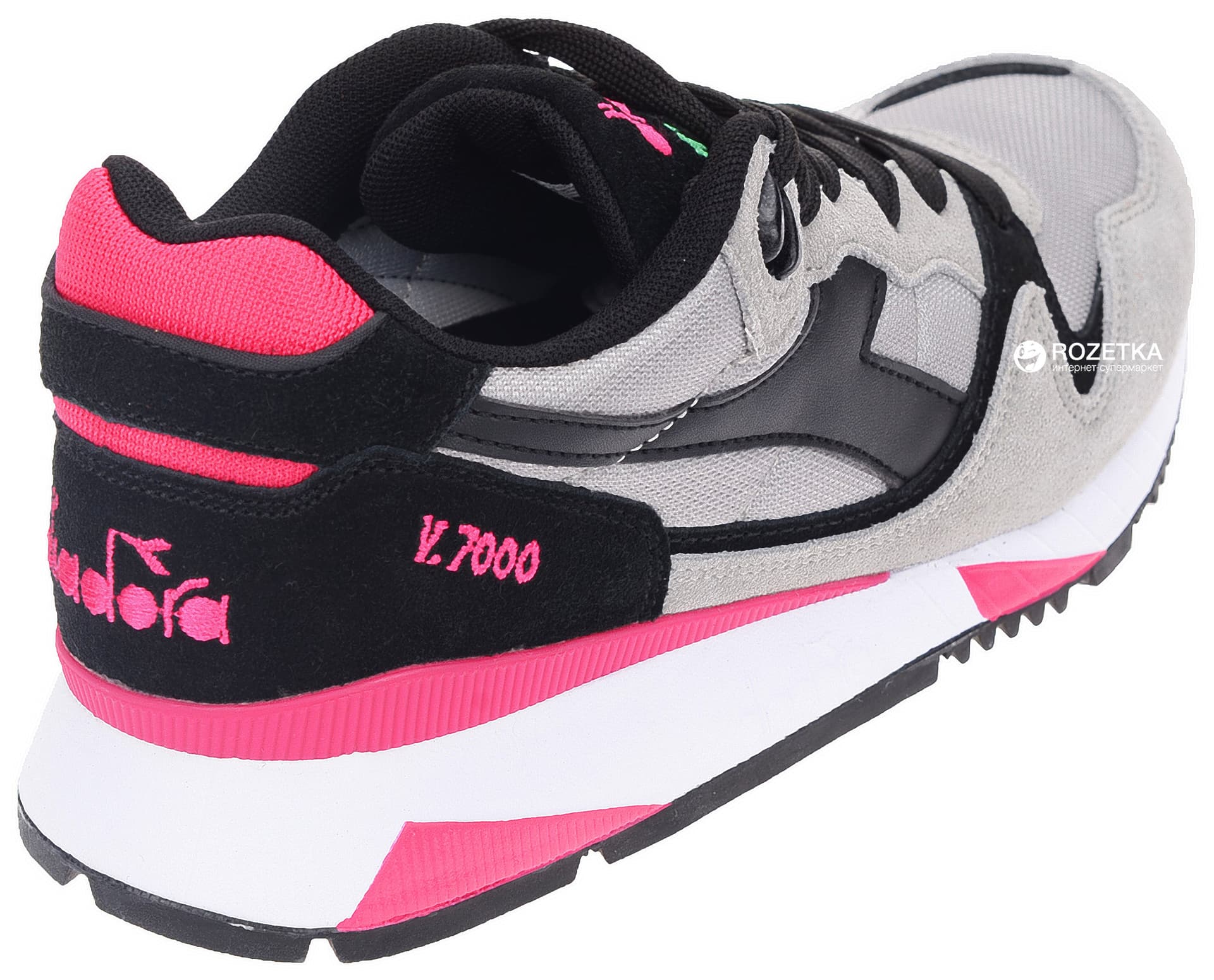 Diadora Sneakers V7000 Nyl Ii Grigio Cenere E Nero Donna in Sneaker casual Scontolo.net - Potenza, commercioVirtuoso.it
