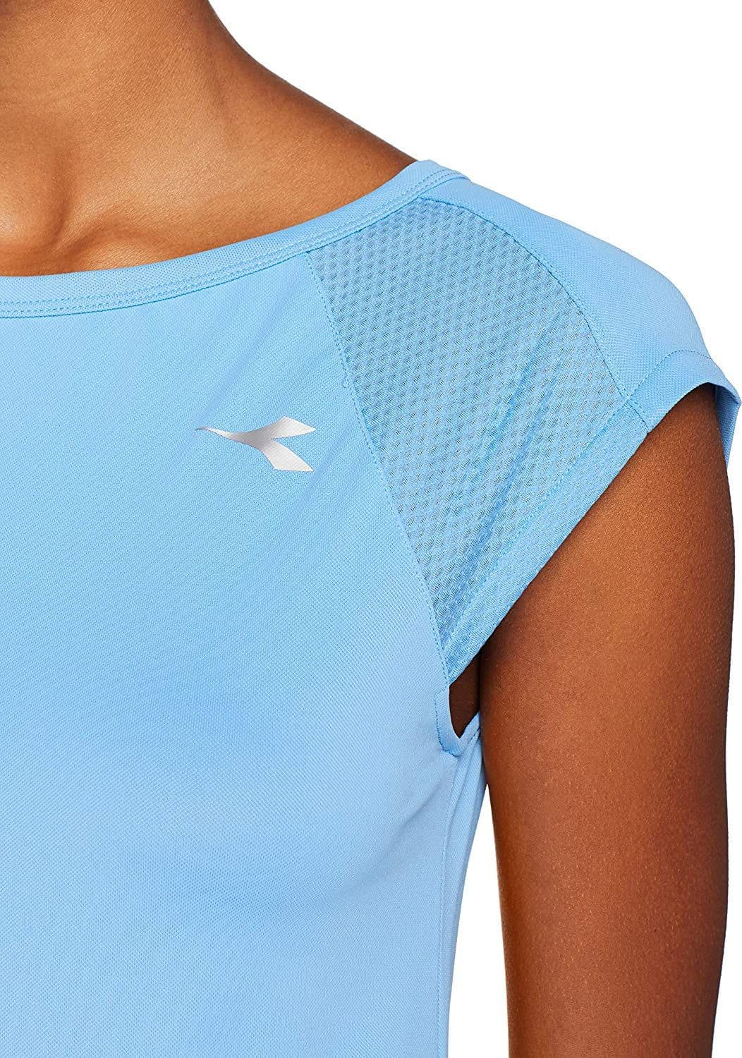 Diadora T-Shirt Azzurro Regular Fit Donna in T-Shirt Scontolo.net - Potenza, commercioVirtuoso.it