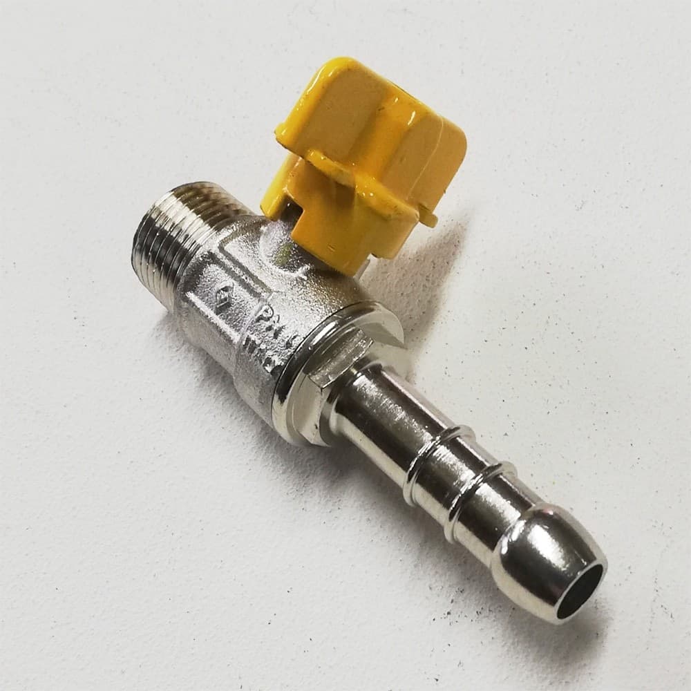 Valvola sfera rubinetto gas portagomma metano diritto da 1/2" in Accessori Aloiserw.com - Altomonte, commercioVirtuoso.it