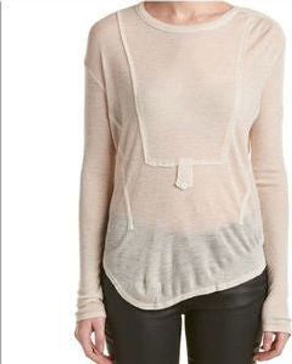 Zadig & Voltaire Maglia Donna Nina Rib Ecru