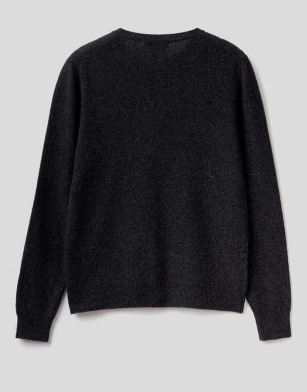 Cardigan girocollo in pura lana vergine in Maglioni Scontolo.net - Potenza, commercioVirtuoso.it