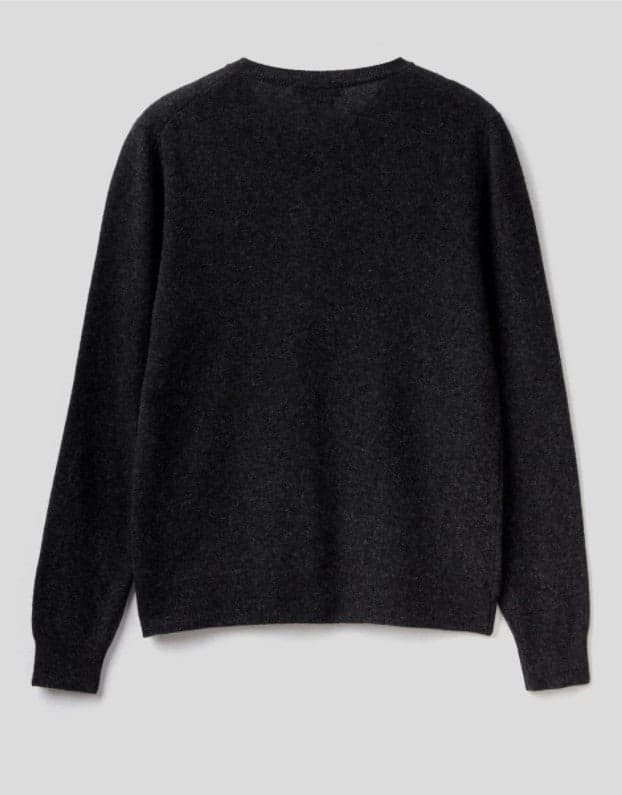 Cardigan girocollo in pura lana vergine in Maglioni Scontolo.net - Potenza, commercioVirtuoso.it