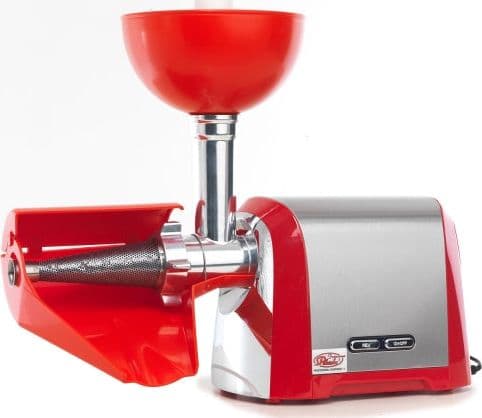 Passapomodoro "Skuizzi" con motore elettrico 600W 220V per passata in Passapomodoro elettrici e manuali La Zappa - Altamura, commercioVirtuoso.it
